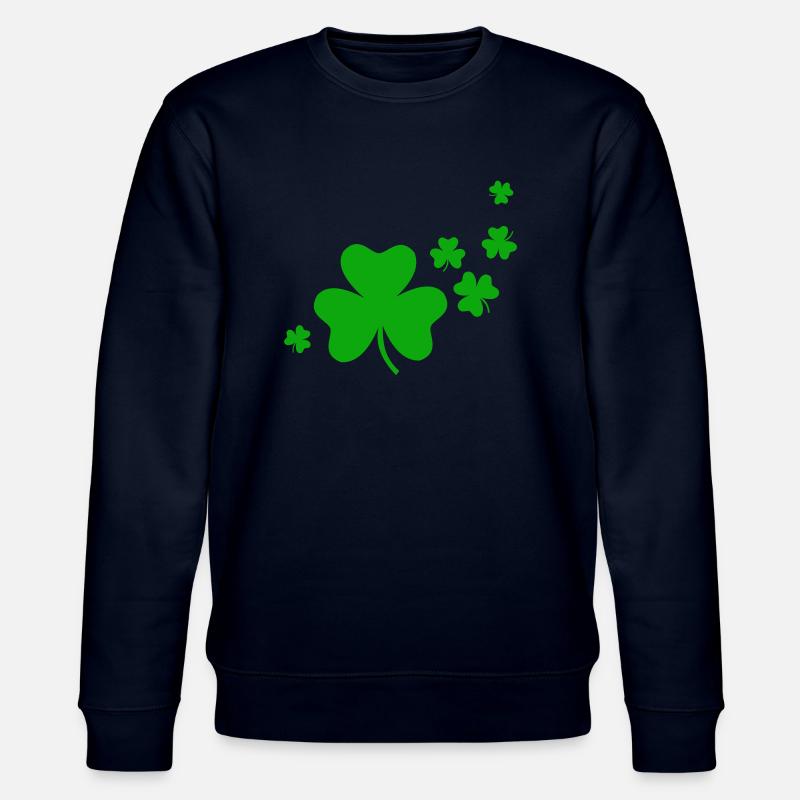 Feuille de trèfles - Sweat bio CHANGER Stanley/Stella Unisexe - marine