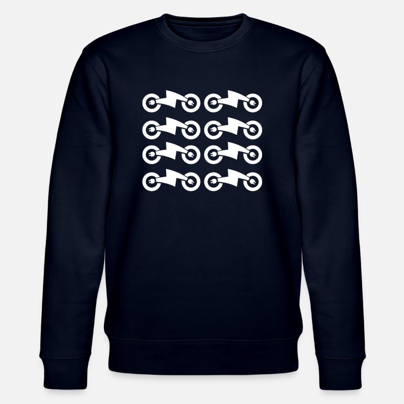 E-Scooter E-Roller Scooter - Stanley/Stella Unisex Bio-Sweatshirt CHANGER  - Navy