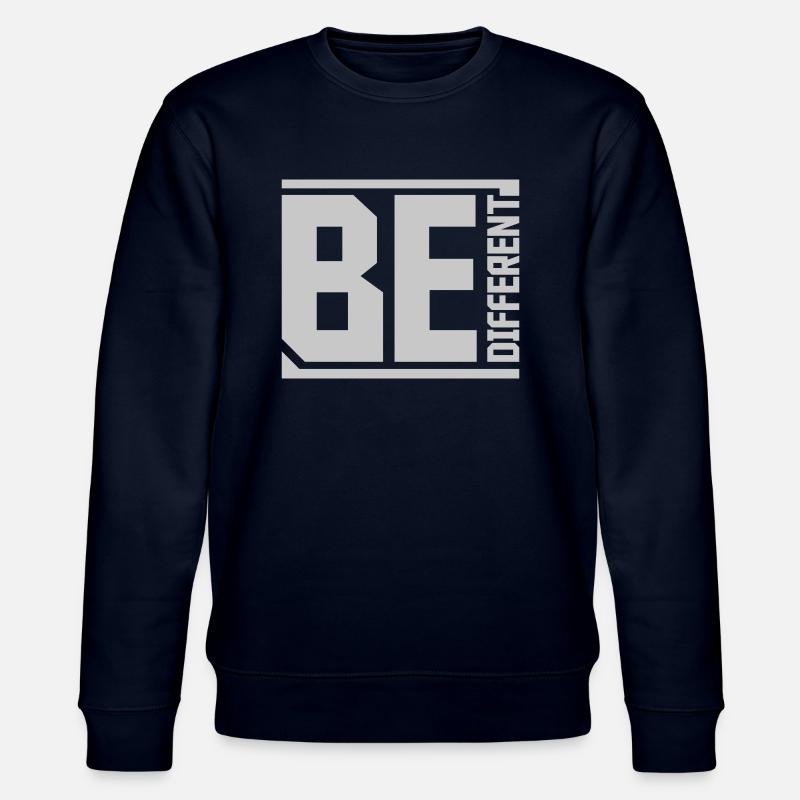 Be different Logo Design - Stanley/Stella CHANGER Unisex Organic Sweatshirt - navy