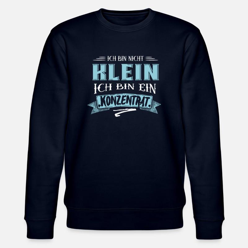 Ich bin nicht klein - Stanley/Stella Unisex Bio-Sweatshirt CHANGER  - Navy