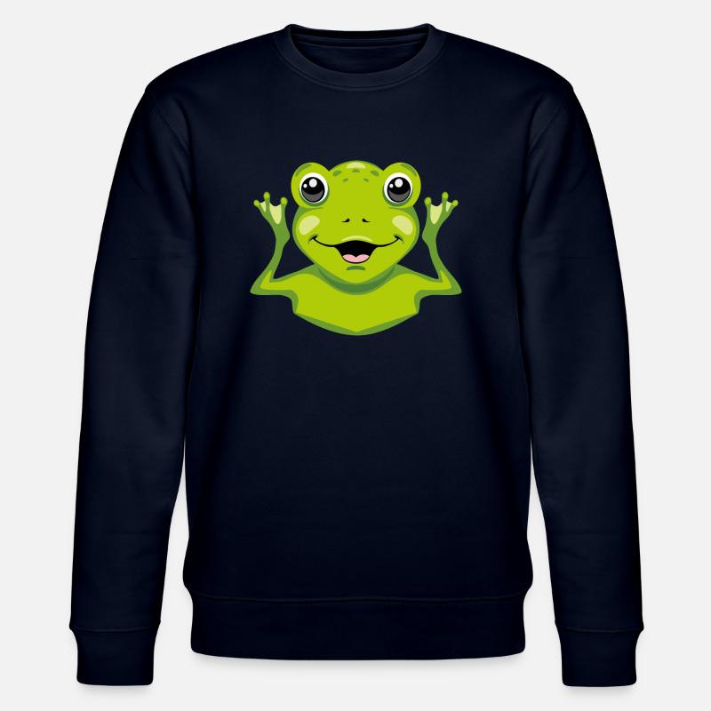 Glücksfrosch - Stanley/Stella Unisex Bio-Sweatshirt CHANGER - Navy