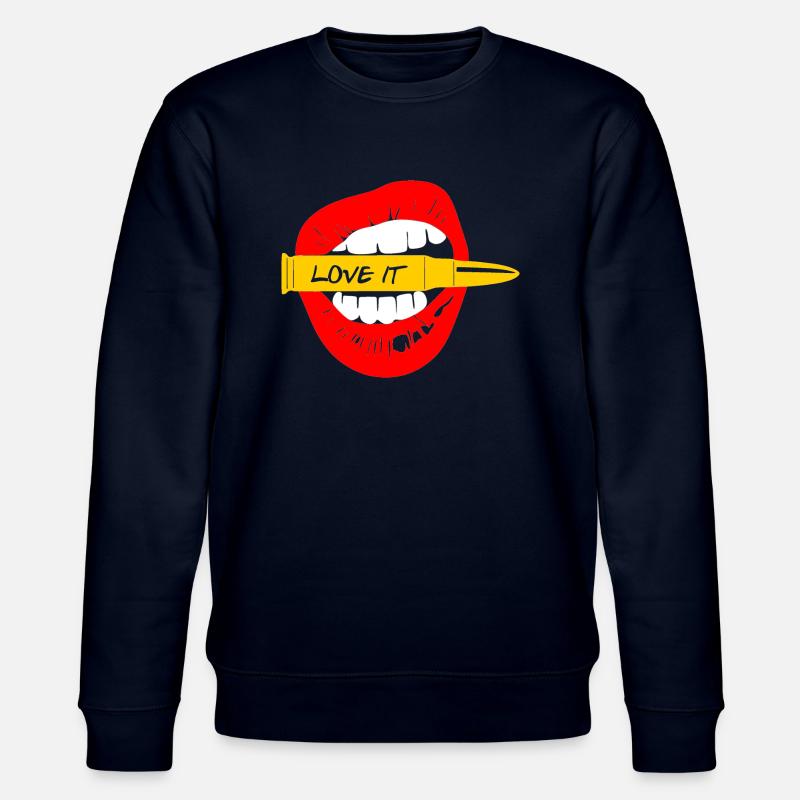 bouche - Sweat bio CHANGER Stanley/Stella Unisexe - marine