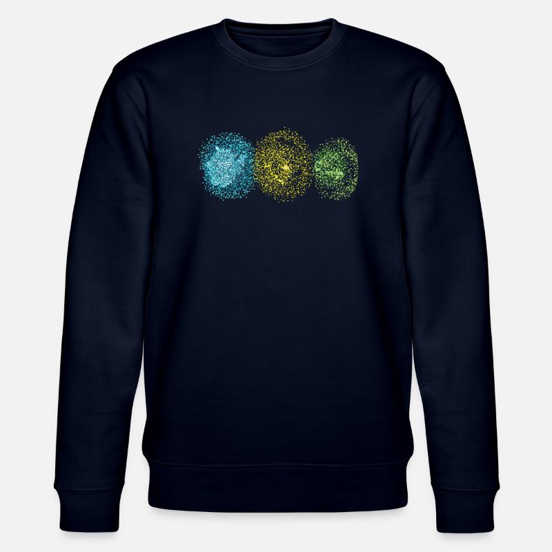 Pusteblumen bunt - Stanley/Stella Unisex Bio-Sweatshirt CHANGER  - Navy