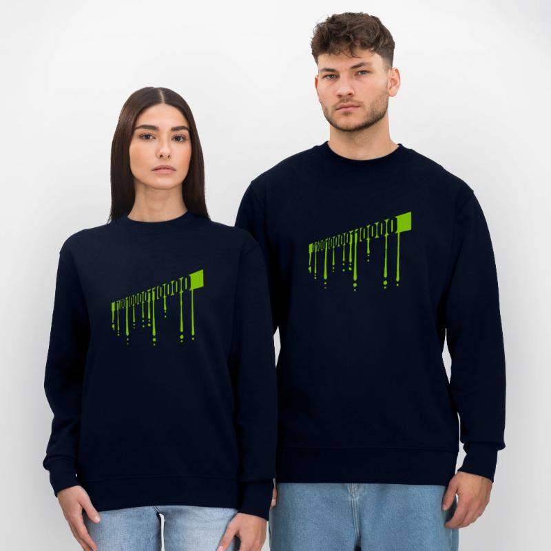 Binary Code Program Language Stanley/Stella CHANGER Unisex Organic Sweatshirt