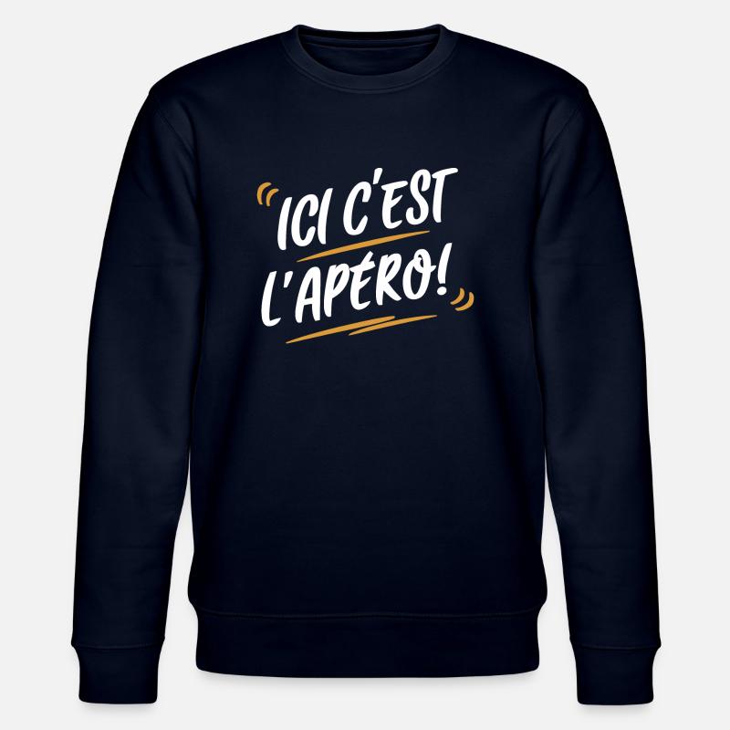 Ici c'est l'apéro - Sweat bio CHANGER Stanley/Stella Unisexe - marine