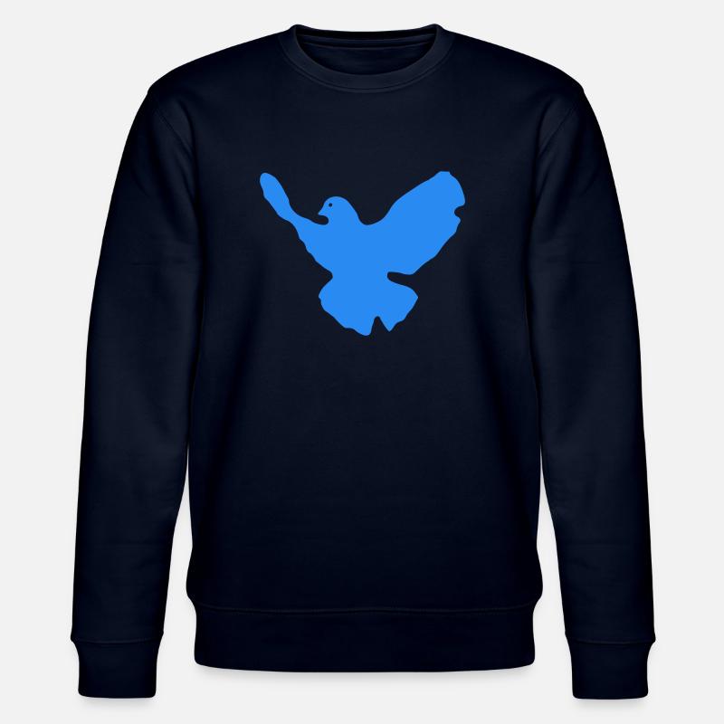 friedenstaube 01 - Stanley/Stella Unisex Bio-Sweatshirt CHANGER  - Navy