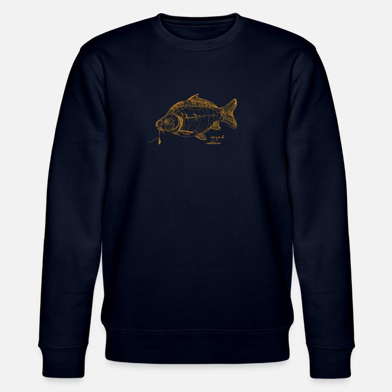 carp and release - Stanley/Stella Unisex Bio-Sweatshirt CHANGER  - Navy