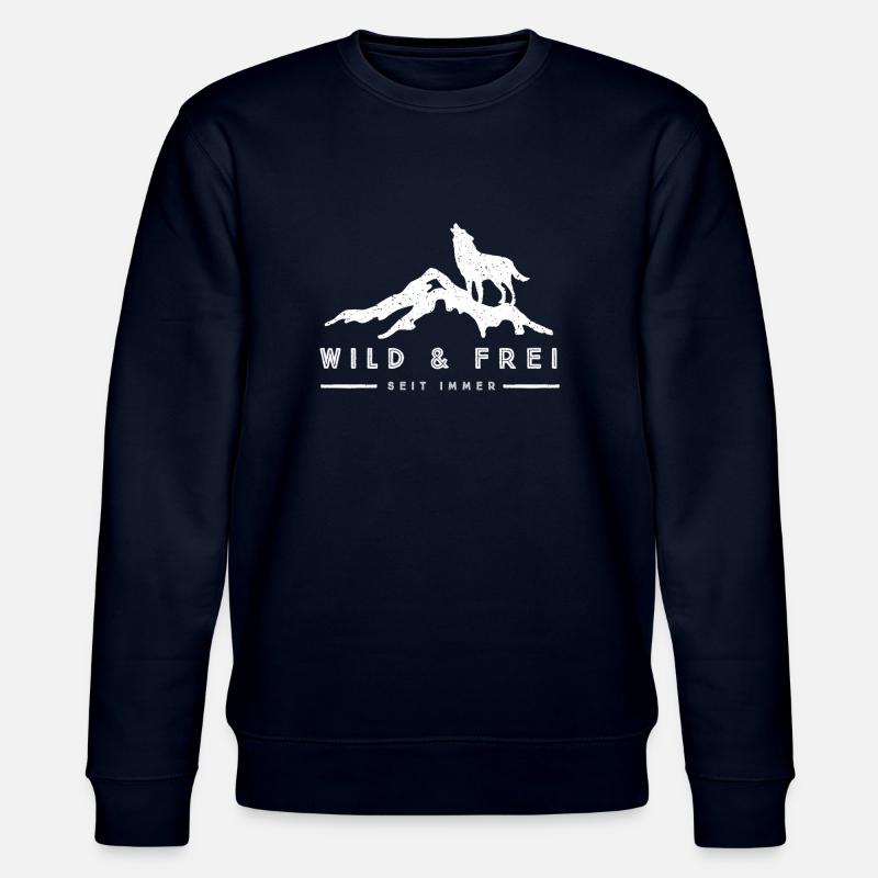 Wild & Frei - Stanley/Stella Unisex Bio-Sweatshirt CHANGER  - Navy