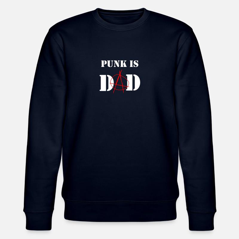 Punk is Dad - Stanley/Stella Unisex Bio-Sweatshirt CHANGER - Navy