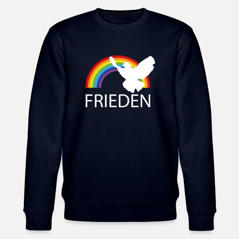 Frieden - Stanley/Stella Unisex Bio-Sweatshirt CHANGER  - Navy