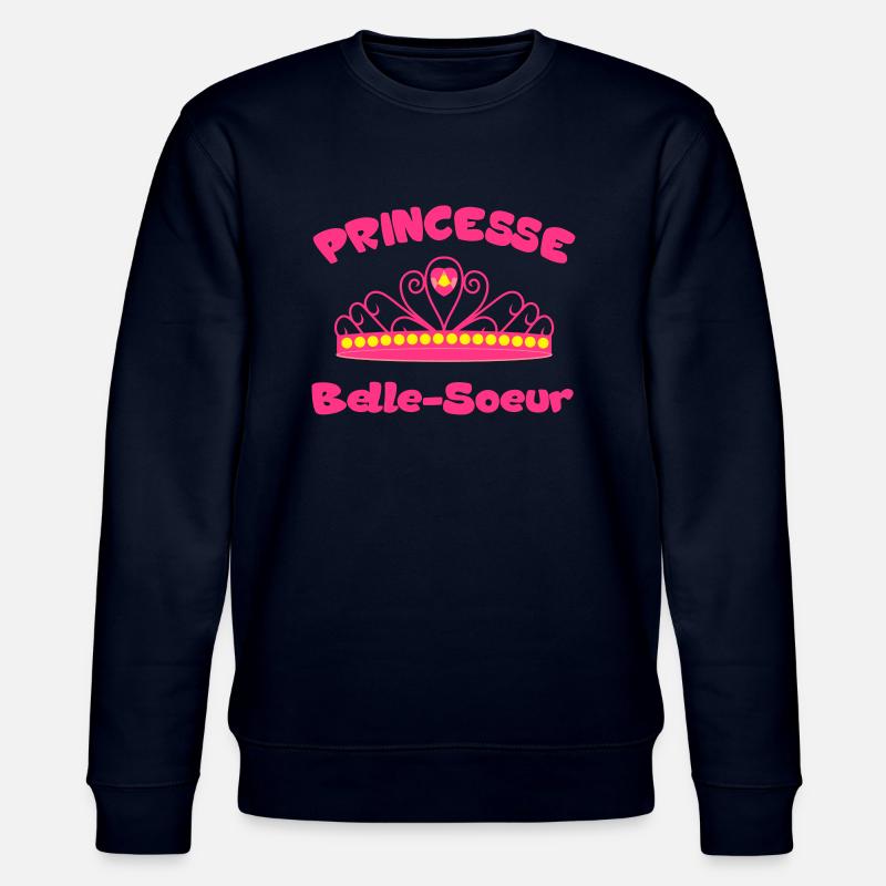 Princesse belle-soeur - Stanley/Stella Unisex Bio-Sweatshirt CHANGER  - Navy