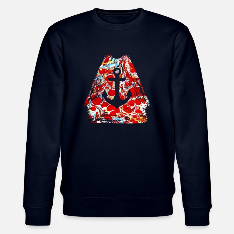 ancre e 251 - Sweat bio CHANGER Stanley/Stella Unisexe - marine