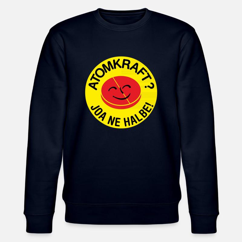 Halbe Atomkraft - Stanley/Stella Unisex Bio-Sweatshirt CHANGER  - Navy