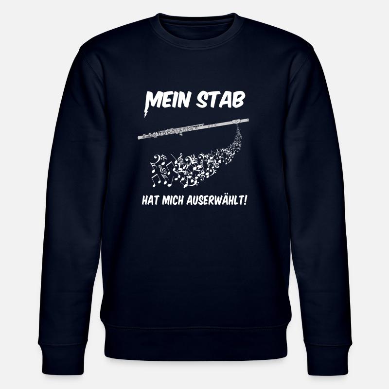 Querflöte - auserwählt - Stanley/Stella Unisex Bio-Sweatshirt CHANGER  - Navy