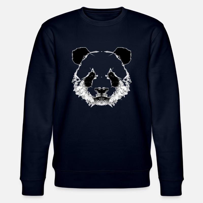 Panda Kopf - Stanley/Stella Unisex Bio-Sweatshirt CHANGER  - Navy
