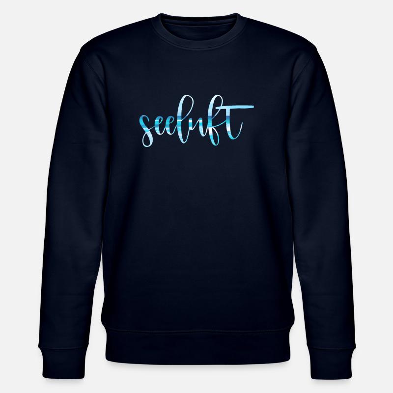 Seeluft Typografie - Stanley/Stella Unisex Bio-Sweatshirt CHANGER  - Navy