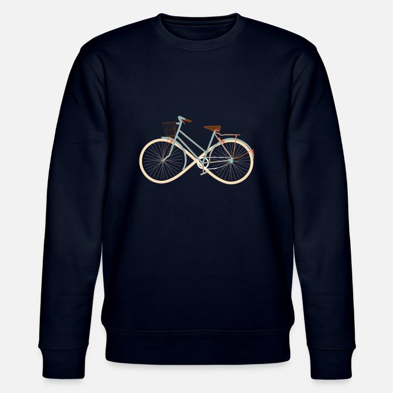 Bicycle Infinity - Bikes - Wheel - Gift - Stanley/Stella CHANGER Unisex Organic Sweatshirt - navy