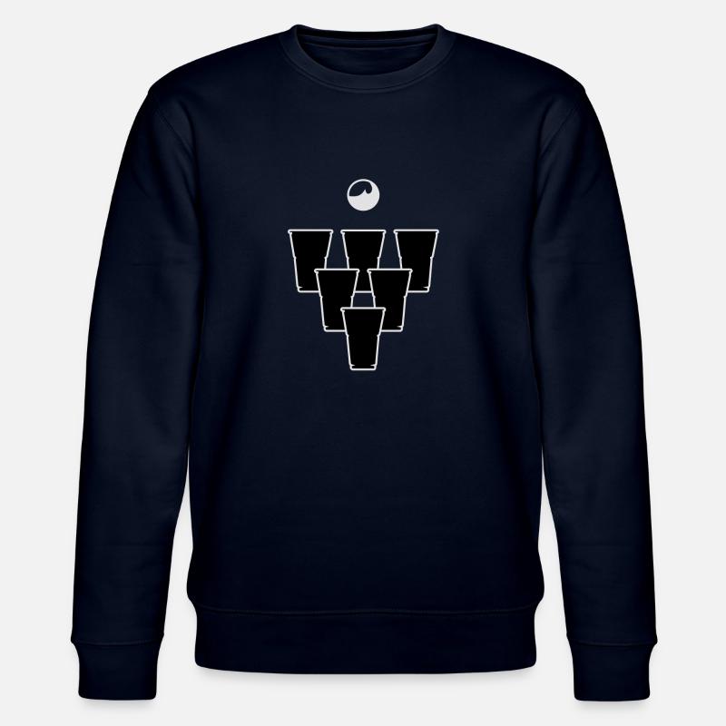 Pyramide de Beerpong - Sweat bio CHANGER Stanley/Stella Unisexe - marine