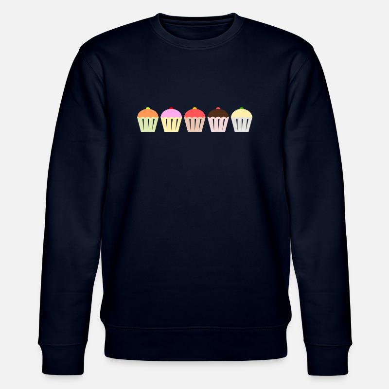 Cupcakes - Stanley/Stella Unisex Bio-Sweatshirt CHANGER  - Navy
