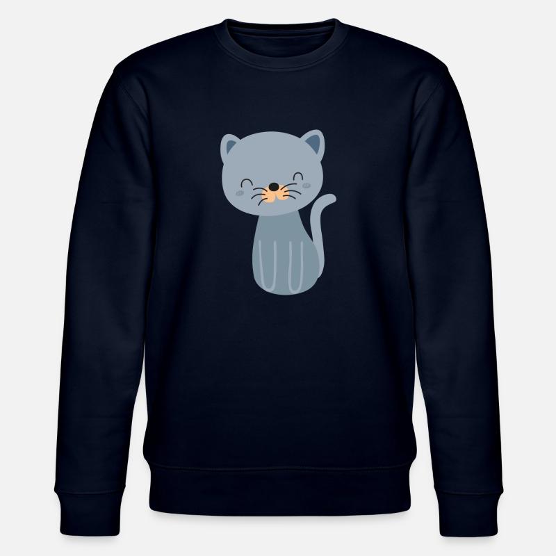 Katze Katze Katze - Stanley/Stella Unisex Bio-Sweatshirt CHANGER  - Navy