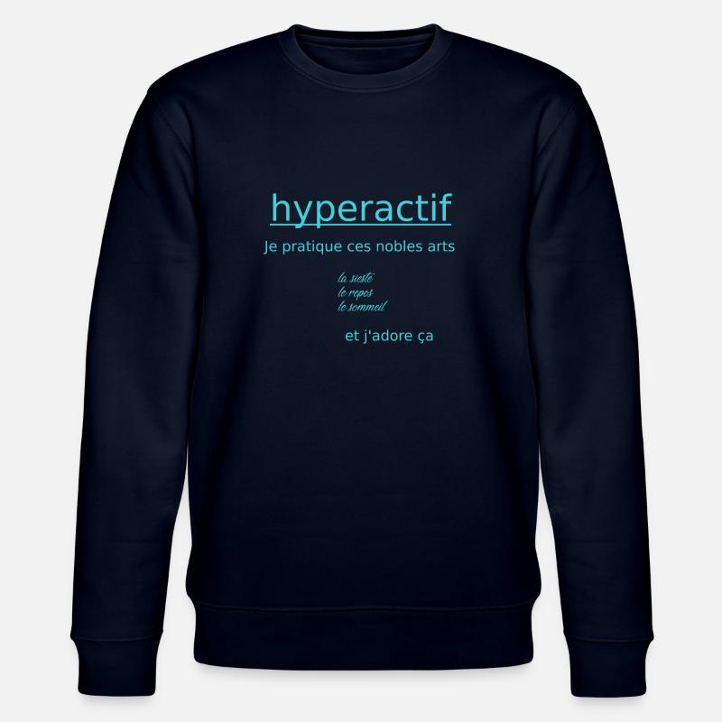 hyperactif - Sweat bio CHANGER Stanley/Stella Unisexe - marine