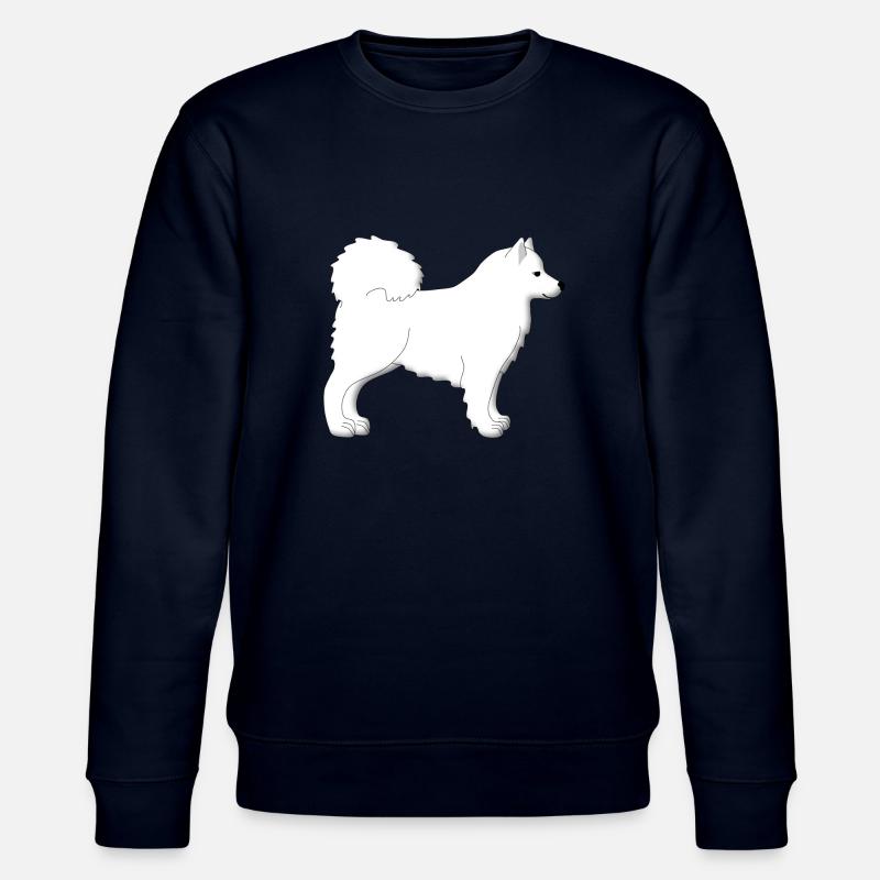Samojede Pixelgrafik - Stanley/Stella Unisex Bio-Sweatshirt CHANGER  - Navy