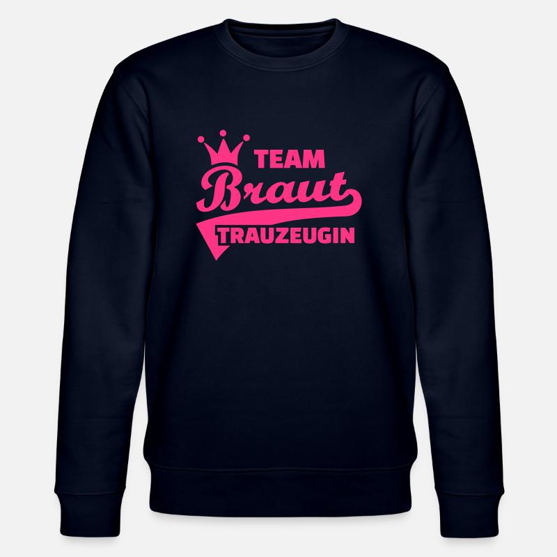 Team Braut - Stanley/Stella Unisex Bio-Sweatshirt CHANGER  - Navy