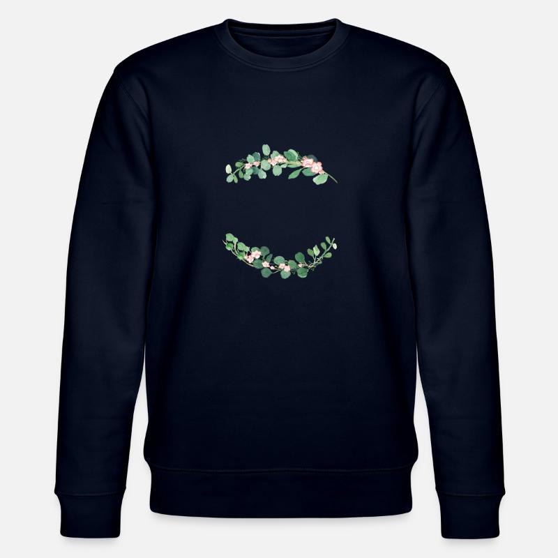 (eukalyptus_wreath) - Stanley/Stella Unisex Bio-Sweatshirt CHANGER  - Navy