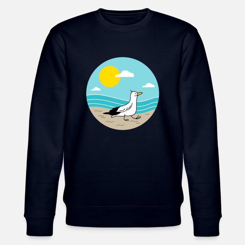 Möwe am Meer - Stanley/Stella Unisex Bio-Sweatshirt CHANGER  - Navy