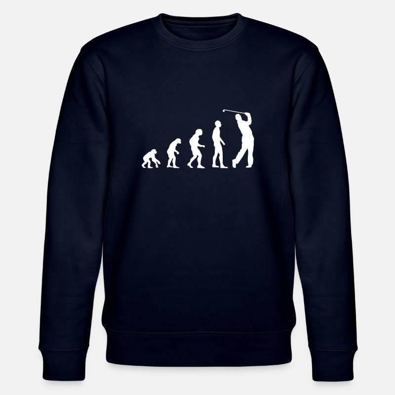 GOLFING EVOLUTION - Stanley/Stella CHANGER Unisex Organic Sweatshirt - navy