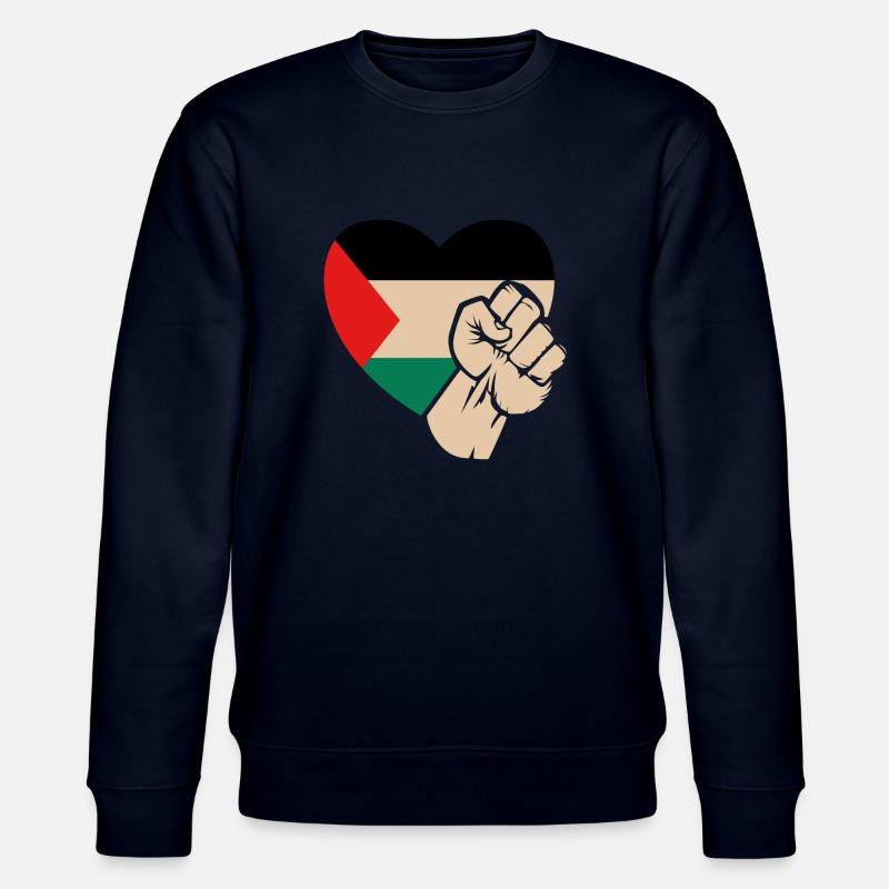 Lutte pour la Palestine - Sweat bio CHANGER Stanley/Stella Unisexe - marine