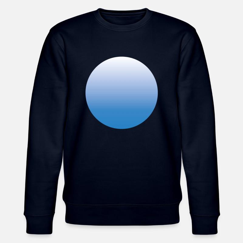 Sun blue with gradient 02 - Stanley/Stella CHANGER Unisex Organic Sweatshirt - navy