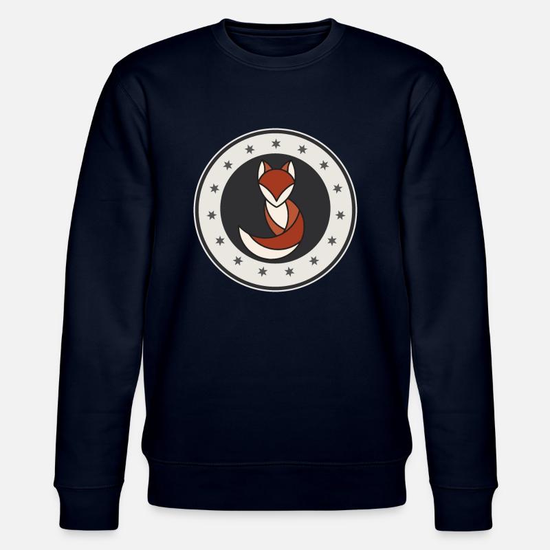 Fuchs Emblem shirt - Stanley/Stella Unisex Bio-Sweatshirt CHANGER  - Navy