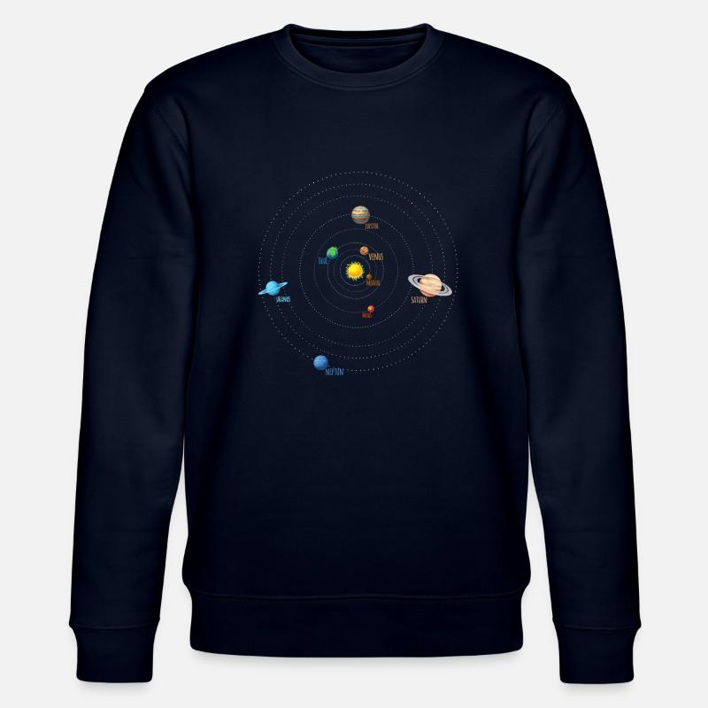 Unser Sonnensystem - Stanley/Stella Unisex Bio-Sweatshirt CHANGER  - Navy