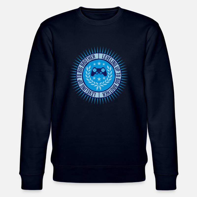 Leveling up big brother - Stanley/Stella Unisex Bio-Sweatshirt CHANGER  - Navy