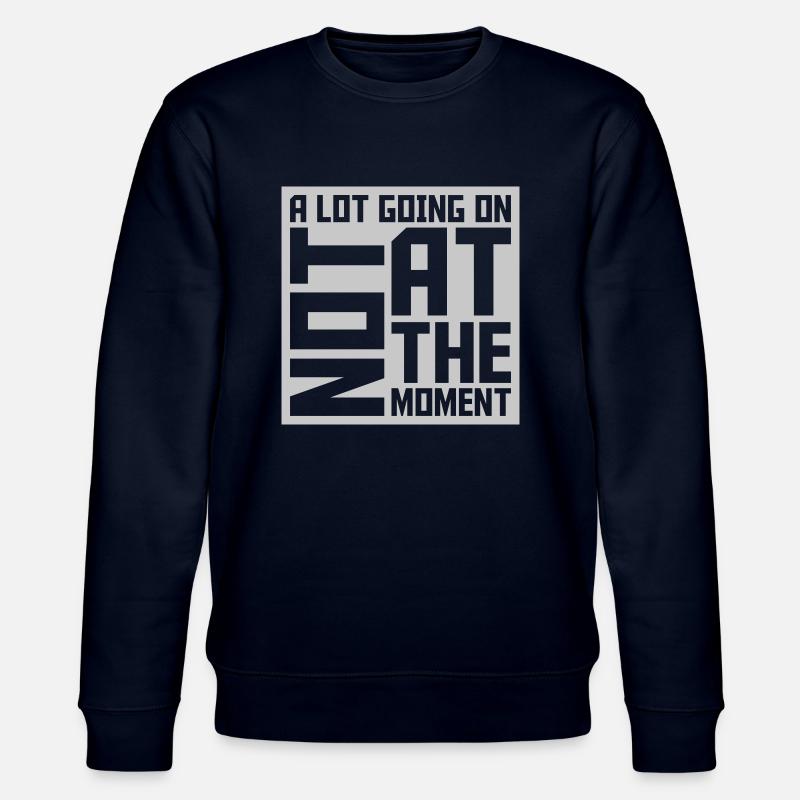 Not much going on - Stanley/Stella CHANGER Unisex Organic Sweatshirt - navy