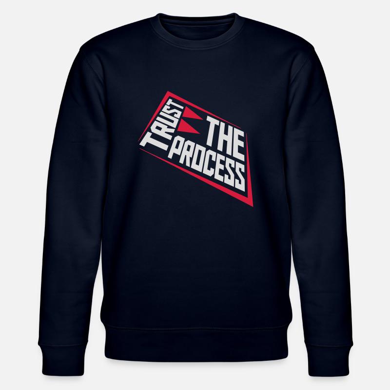 trust the process Zitat - Stanley/Stella Unisex Bio-Sweatshirt CHANGER  - Navy
