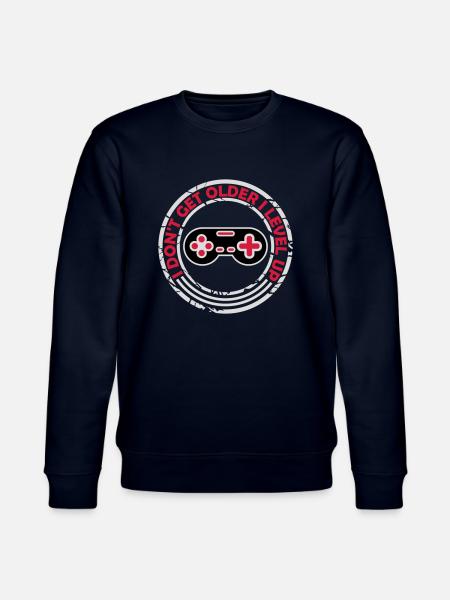 get older level up - Stanley/Stella CHANGER Unisex Organic Sweatshirt - navy