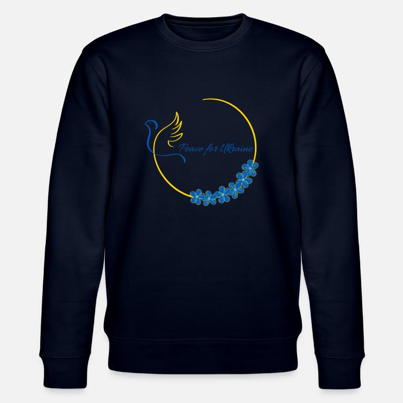 Peace for UkraineDesign - Stanley/Stella Unisex Bio-Sweatshirt CHANGER  - Navy