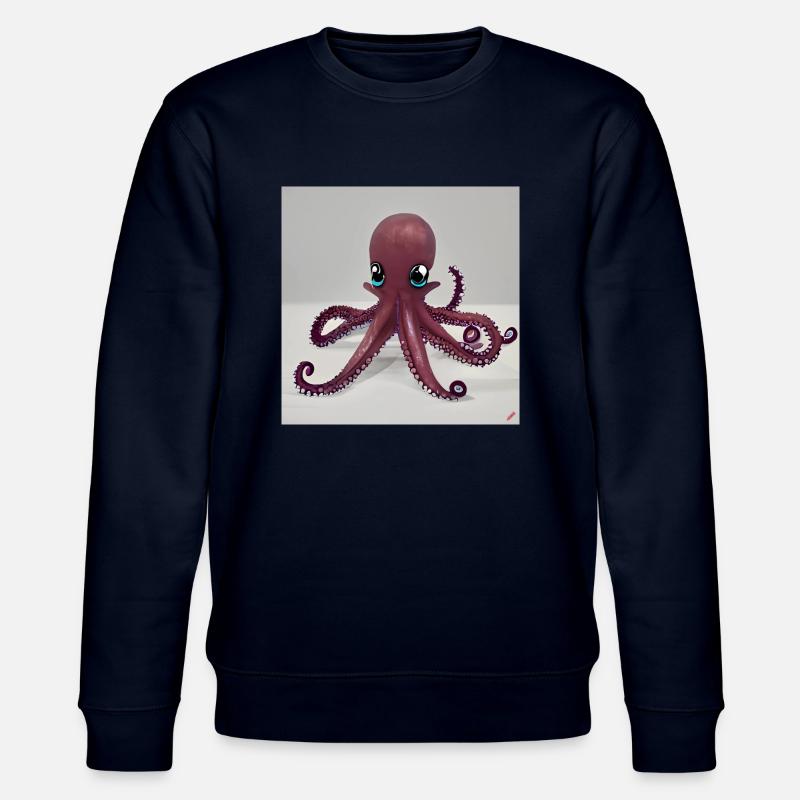 Octopus - Stanley/Stella Unisex Bio-Sweatshirt CHANGER  - Navy