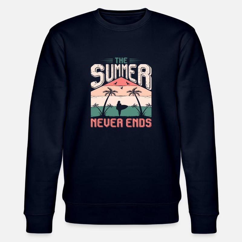 The Summer never Ends - Stanley/Stella CHANGER Unisex Organic Sweatshirt - navy