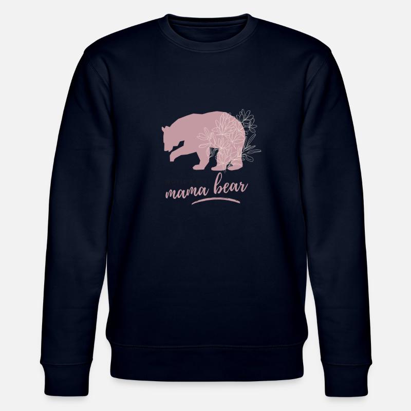 sidback unltd. - Mama bear - Stanley/Stella Unisex Bio-Sweatshirt CHANGER  - Navy