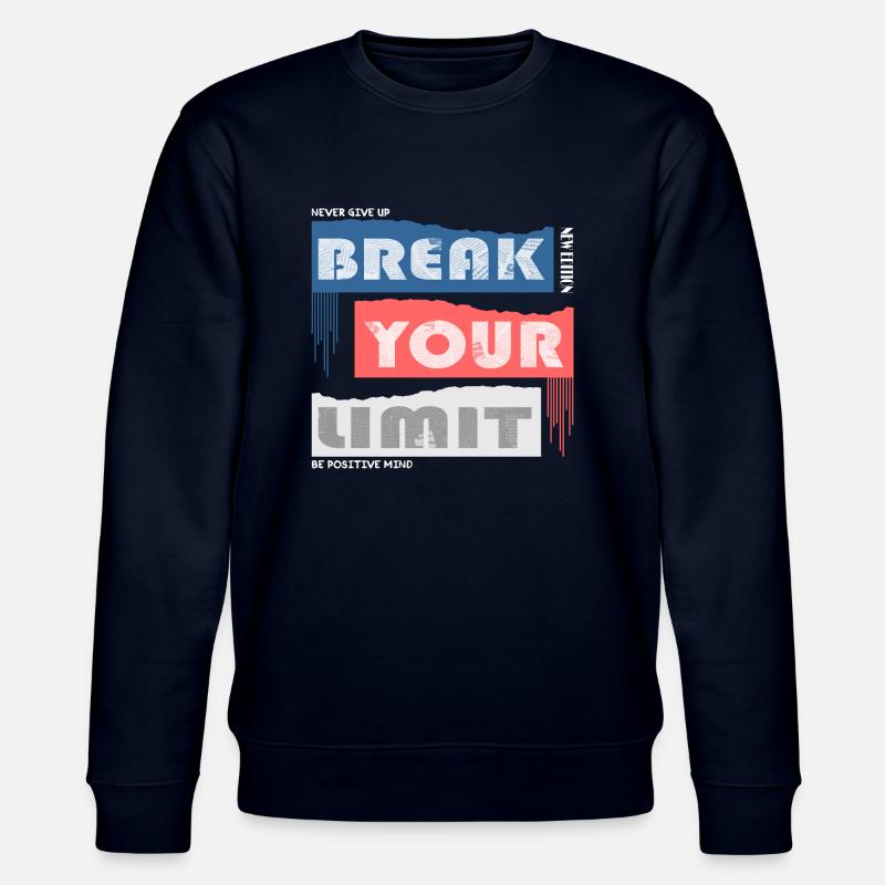 Break your Limits - Stanley/Stella CHANGER Unisex Organic Sweatshirt - navy