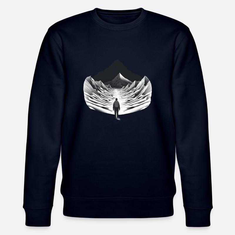 Facing the Imposing Challenge - Stanley/Stella CHANGER Unisex Organic Sweatshirt - navy