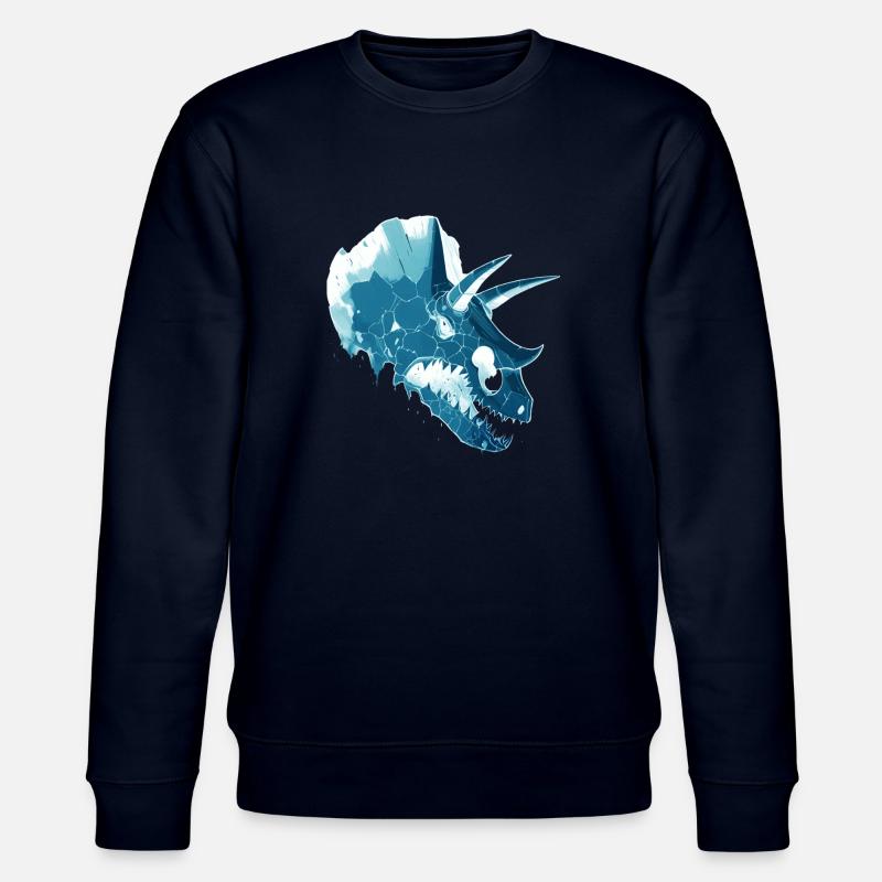 Dinosaurier-Kopf - Stanley/Stella Unisex Bio-Sweatshirt CHANGER  - Navy
