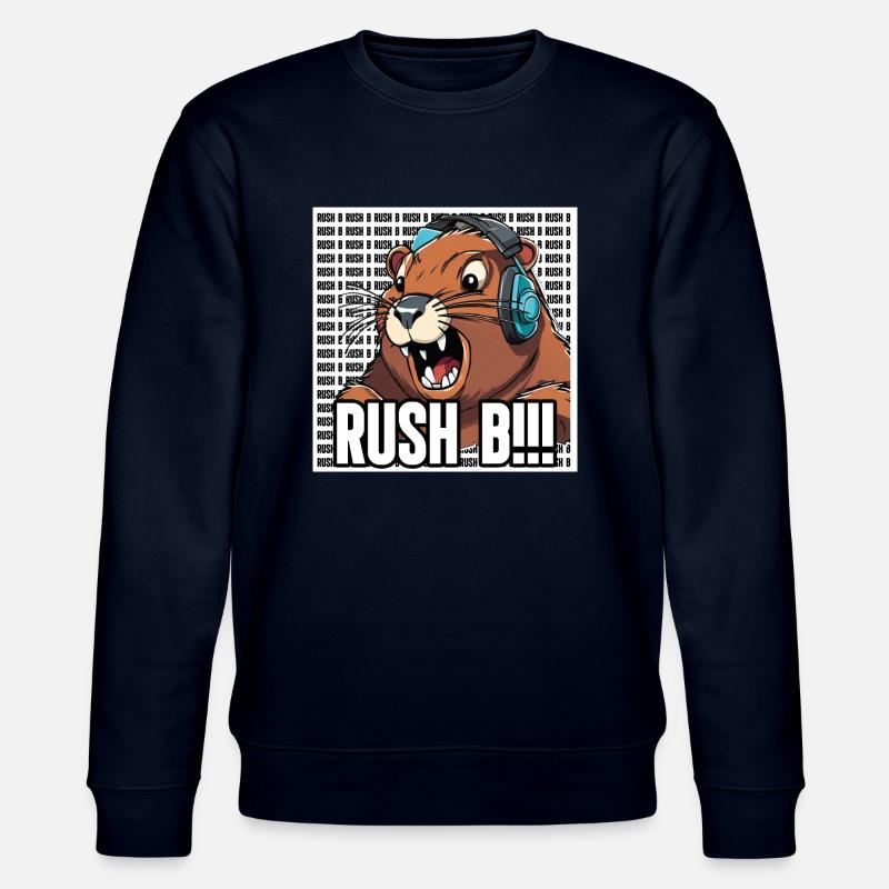 Bober de jeu RUSH B - Sweat bio CHANGER Stanley/Stella Unisexe - marine