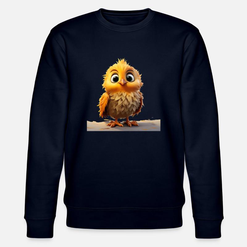 Petit poussin drôle - Sweat bio CHANGER Stanley/Stella Unisexe - marine