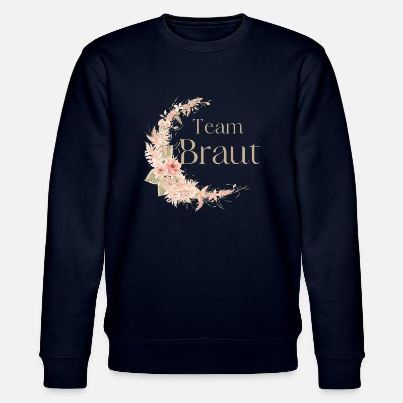 Team Braut Boho - Stanley/Stella Unisex Bio-Sweatshirt CHANGER  - Navy