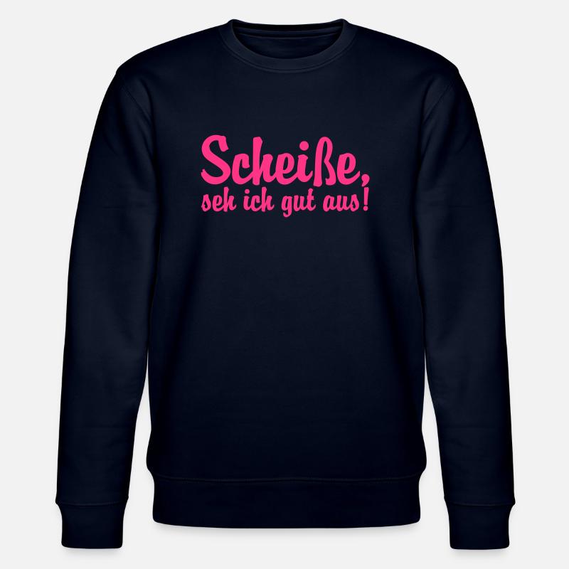 Scheisse seh ich gut aus - Sweat bio CHANGER Stanley/Stella Unisexe - marine