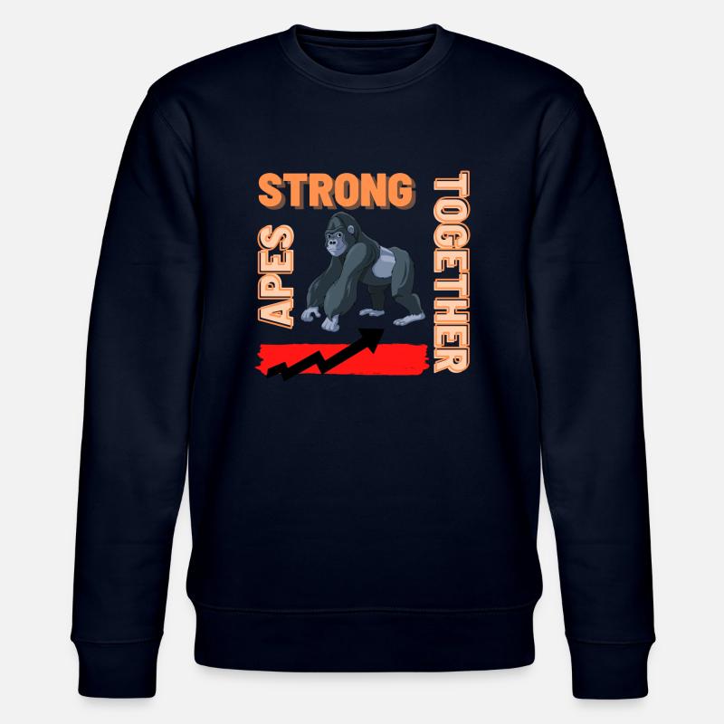 Ape's Strong Together - Stanley/Stella Unisex Bio-Sweatshirt CHANGER  - Navy